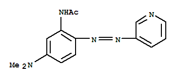 Acetamide, N-[5-(dimethylamino)-2-[2-(3-pyridinyl)diazenyl]phenyl]-