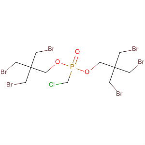 Phosphonic acid, (chloromethyl)-,bis[3-bromo-2,2-bis(bromomethyl)propyl] ester molecular structure
