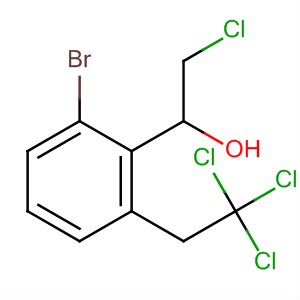 Benzenemethanol, 3-bromo-a-(chloromethyl)-a-(2,2,2-trichloroethyl)- molecular structure