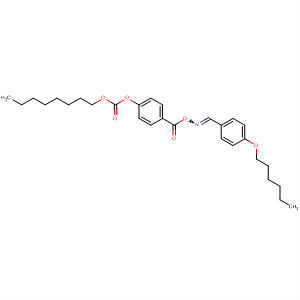 Carbonic acid,4-[[[[[4-(hexyloxy)phenyl]methylene]amino]oxy]carbonyl]phenyl octylester molecular structure