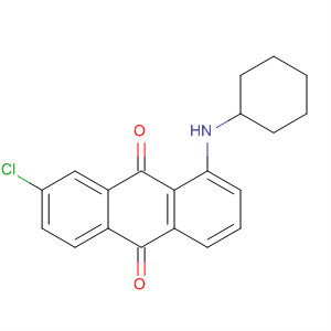9,10-Anthracenedione, 7-chloro-1-(cyclohexylamino)- molecular structure
