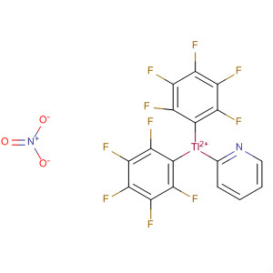 Thallium(1+), bis(pentafluorophenyl)(pyridine)-, nitrate molecular structure