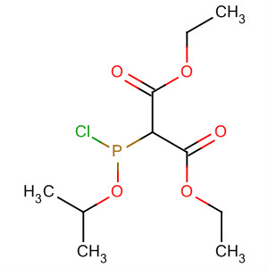 Propanedioic acid, [chloro(1-methylethoxy)phosphino]-, diethyl ester molecular structure