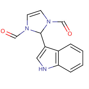 1H-Imidazole-1,3(2H)-dicarboxaldehyde, 2-(1H-indol-3-yl)-
