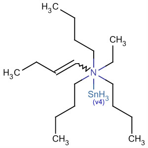 Stannanamine, N-1-butenyl-1,1,1-tributyl-N-ethyl- molecular structure