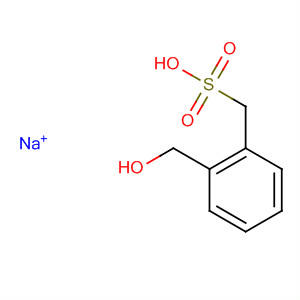 Benzenemethanesulfonic acid, a-(hydroxymethyl)-, monosodium salt molecular structure