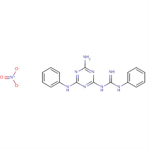 Guanidine, N-[4-amino-6-(phenylamino)-1,3,5-triazin-2-yl]-N'-phenyl-,mononitrate molecular structure