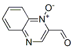 2-Quinoxalinecarboxaldehyde,  1-oxide molecular structure