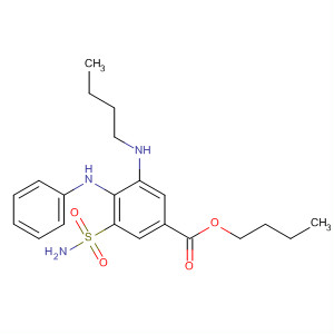 Benzoic acid, 3-(aminosulfonyl)-5-(butylamino)-4-(phenylamino)-, butylester