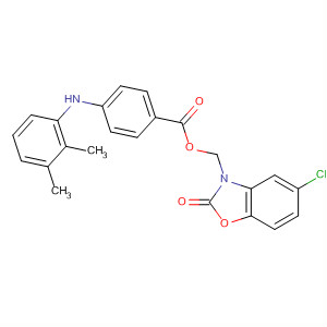 Benzoic acid, 4-[(2,3-dimethylphenyl)amino]-,(5-chloro-2-oxo-3(2H)-benzoxazolyl)methyl ester