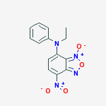 N-ETHYL-5-NITRO-9-OXIDO-N-PHENYL-8-OXA-7-AZA-9-AZONIABICYCLO[4.3.0]NONA-2,4,6,9-TETRAEN-2-AMINE