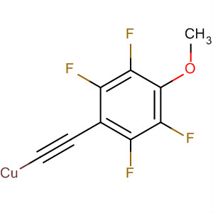 Copper, [(2,3,5,6-tetrafluoro-4-methoxyphenyl)ethynyl]- molecular structure