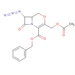 4-Oxa-1-azabicyclo[4.2.0]oct-2-ene-2-carboxylic acid,3-[(acetyloxy)methyl]-7-azido-8-oxo-, phenylmethyl ester, trans-