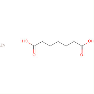 Heptanedioic acid, zinc salt (1:1) molecular structure