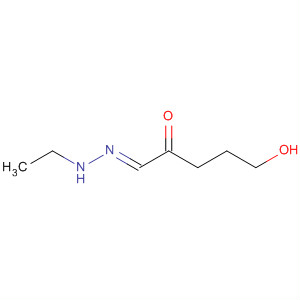 Pentanal, 5-hydroxy-, ethylhydrazone, (E)- molecular structure