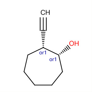 Cycloheptanol, 2-ethynyl-, cis-