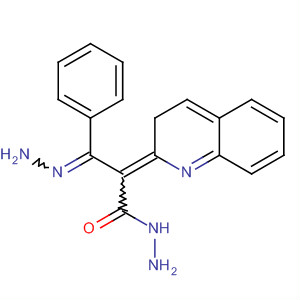 Benzenepropanoic acid, b-hydrazono-a-2(1H)-quinolinylidene-,hydrazide molecular structure