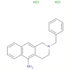 Benz[g]isoquinolin-5-amine, 1,2,3,4-tetrahydro-2-(phenylmethyl)-,dihydrochloride