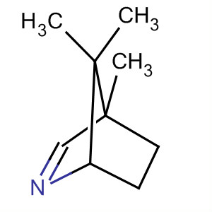 2-Azabicyclo[2.2.1]hept-2-ene, 4,7,7-trimethyl- molecular structure