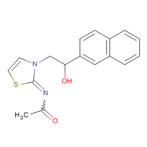 Acetamide,N-[3-[2-hydroxy-2-(2-naphthalenyl)ethyl]-2(3H)-thiazolylidene]-