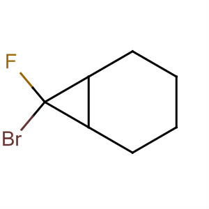 Bicyclo[4.1.0]heptane, 7-bromo-7-fluoro- molecular structure