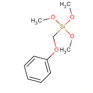 Silane, trimethoxy(phenoxymethyl)- molecular structure