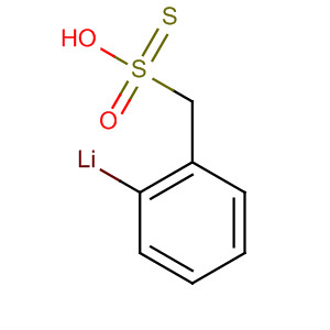 Benzenemethanesulfonothioic acid, lithium salt