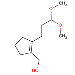 1-Cyclopentene-1-methanol, 2-(3,3-dimethoxypropyl)- molecular structure