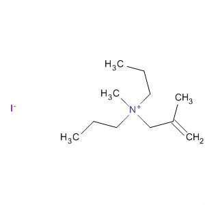 2-Propen-1-aminium, N,2-dimethyl-N,N-dipropyl-, iodide molecular structure