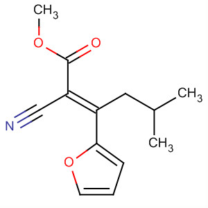 2-Hexenoic acid, 2-cyano-3-(2-furanyl)-5-methyl-, methyl ester, (E)-