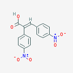 2,3-bis(4-nitrophenyl)prop-2-enoic acid