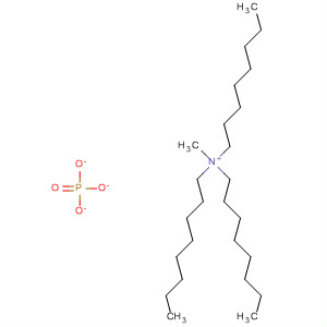 1-Octanaminium, N-methyl-N,N-dioctyl-, phosphate (1:1) molecular structure