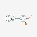 2-(3-bromo-4-methoxyphenyl)indolizine
