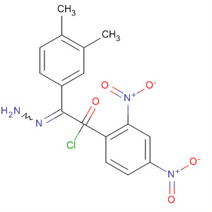 Ethanone, 2-chloro-1-(3,4-dimethylphenyl)-,(2,4-dinitrophenyl)hydrazone molecular structure