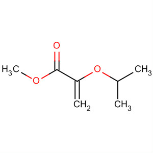 2-Propenoic acid, 2-(1-methylethoxy)-, methyl ester molecular structure