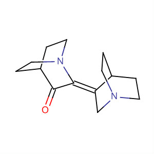 1-Azabicyclo[2.2.2]octan-3-one, 2-(1-azabicyclo[2.2.2]oct-3-ylidene)-,(E)- molecular structure