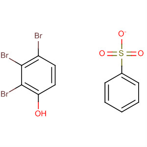 Phenol, tribromo-, benzenesulfonate molecular structure