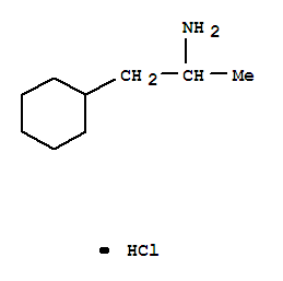 1-cyclohexylpropan-2-amine hydrochloride (1:1) molecular structure
