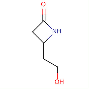 2-Azetidinone, 4-(2-hydroxyethyl)- molecular structure