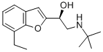 (S)-7-Ethyl-α-[(tert-butylamino)methyl]-2-benzofuranmethanol molecular structure