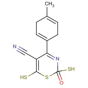 2H-1,3-Thiazine-5-carbonitrile,3,6-dihydro-4-(4-methylphenyl)-2,6-dithioxo-