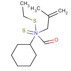 Carbamodithioic acid, cyclohexyl(2-methyl-2-propenyl)-, ethyl ester molecular structure