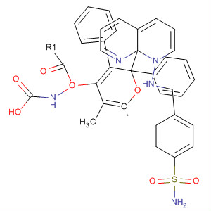 Carbamic acid,[8-[[[4-(aminosulfonyl)phenyl]methyl]amino]-2,3-diphenylpyrido[2,3-b]pyrazin-6-yl]-, methyl ester
