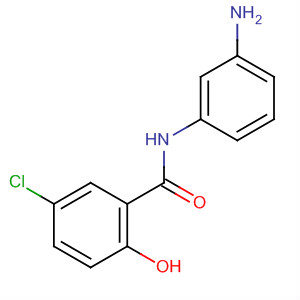 Benzamide, N-(3-aminophenyl)-5-chloro-2-hydroxy- molecular structure