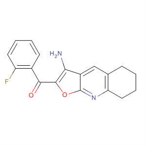 Methanone,(3-amino-5,6,7,8-tetrahydrofuro[2,3-b]quinolin-2-yl)(2-fluorophenyl)- molecular structure