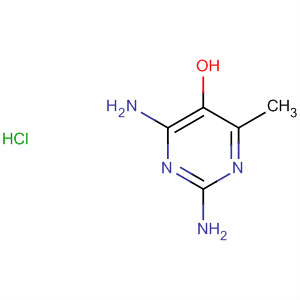 5-Pyrimidinol, 2,4-diamino-6-methyl-, monohydrochloride molecular structure