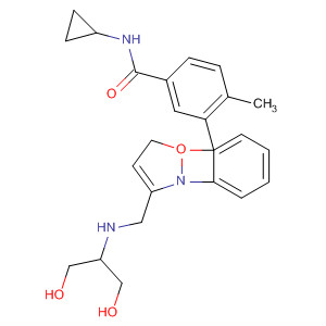 Benzamide,N-cyclopropyl-3-[3-[[[2-hydroxy-1-(hydroxymethyl)ethyl]amino]methyl]-1,2-benzisoxazol-6-yl]-4-methyl-