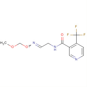 3-Pyridinecarboxamide,N-[2-[(methoxymethoxy)imino]ethyl]-4-(trifluoromethyl)- molecular structure
