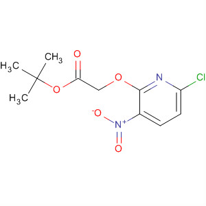 Acetic acid, [(6-chloro-3-nitro-2-pyridinyl)oxy]-, 1,1-dimethylethyl ester molecular structure
