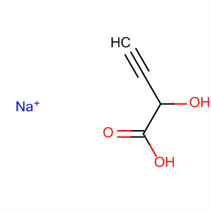 3-Butynoic acid, 2-hydroxy-, monosodium salt molecular structure